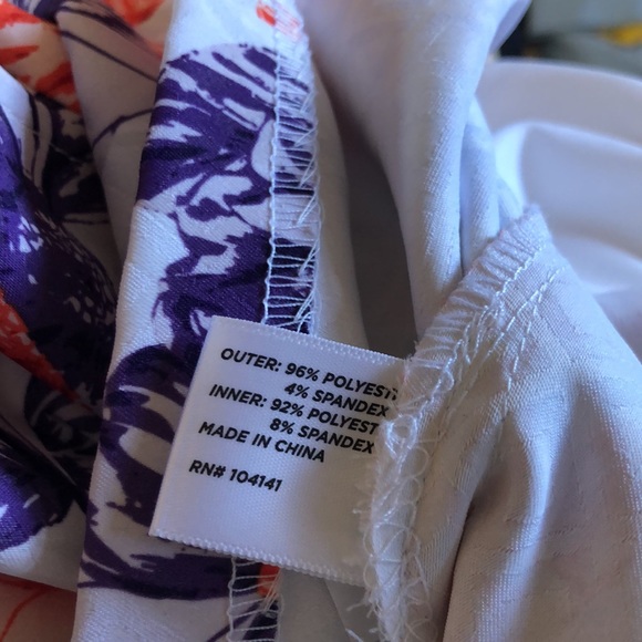 NWT Lady Hagen Floral Print Skort Size 6 - Picture 10 of 11